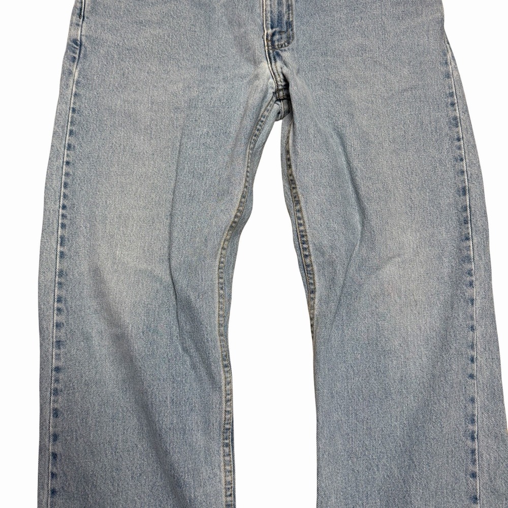 Levi's 505 Men's Jeans Made In Canada Batwings 36x32 Light Wash Straight Leg - Picture 6 of 16